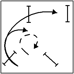 Failed Circular Path in PinWheel Pocket