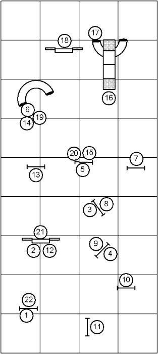 Course With Obstacle Numbers