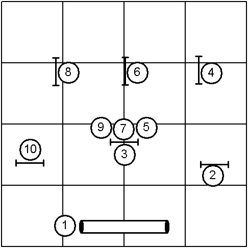 Course With Obstacle Numbers