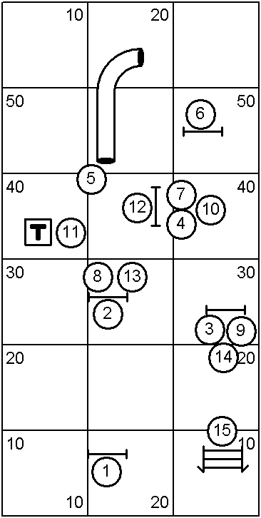 Course With Obstacle Numbers