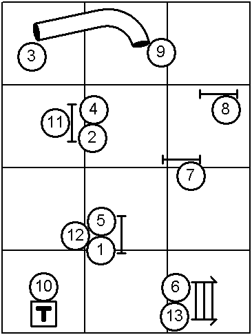 Course With Obstacle Numbers