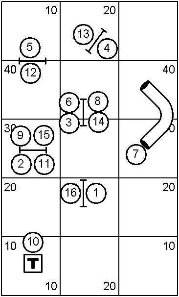 Course With Obstacle Numbers