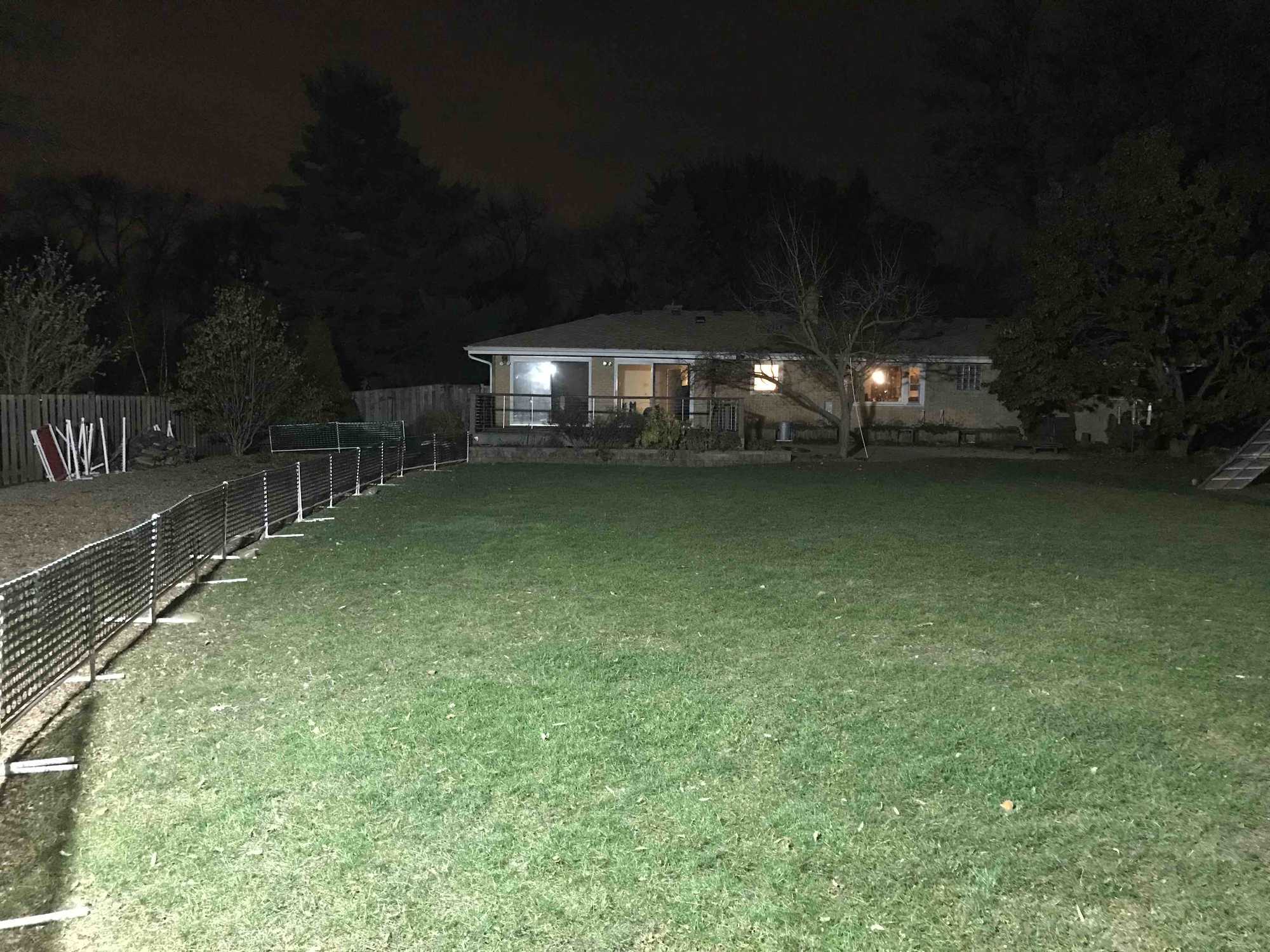 Illuminated yard Illuminated yard